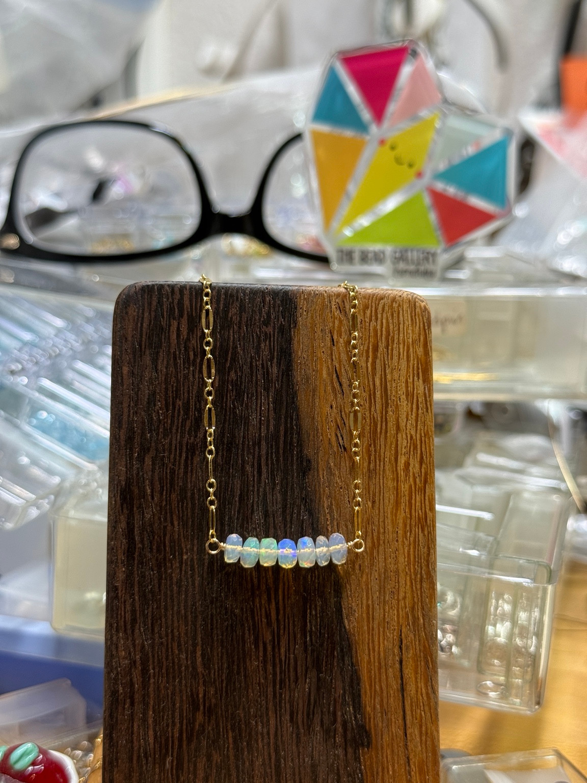 Opal Bar Necklaces: Chain, Connections & Length