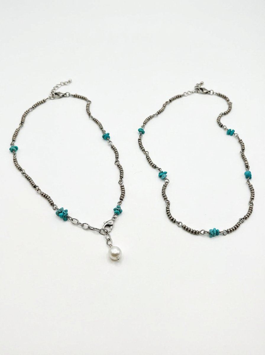 Turquoise and Silver Necklace